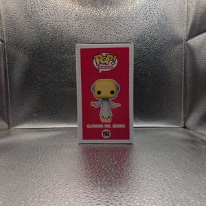 FUNKO Pop Vinyl glowing MR. Burns The Simpsons #1162 FRENLY BRICKS - Open 7 Days