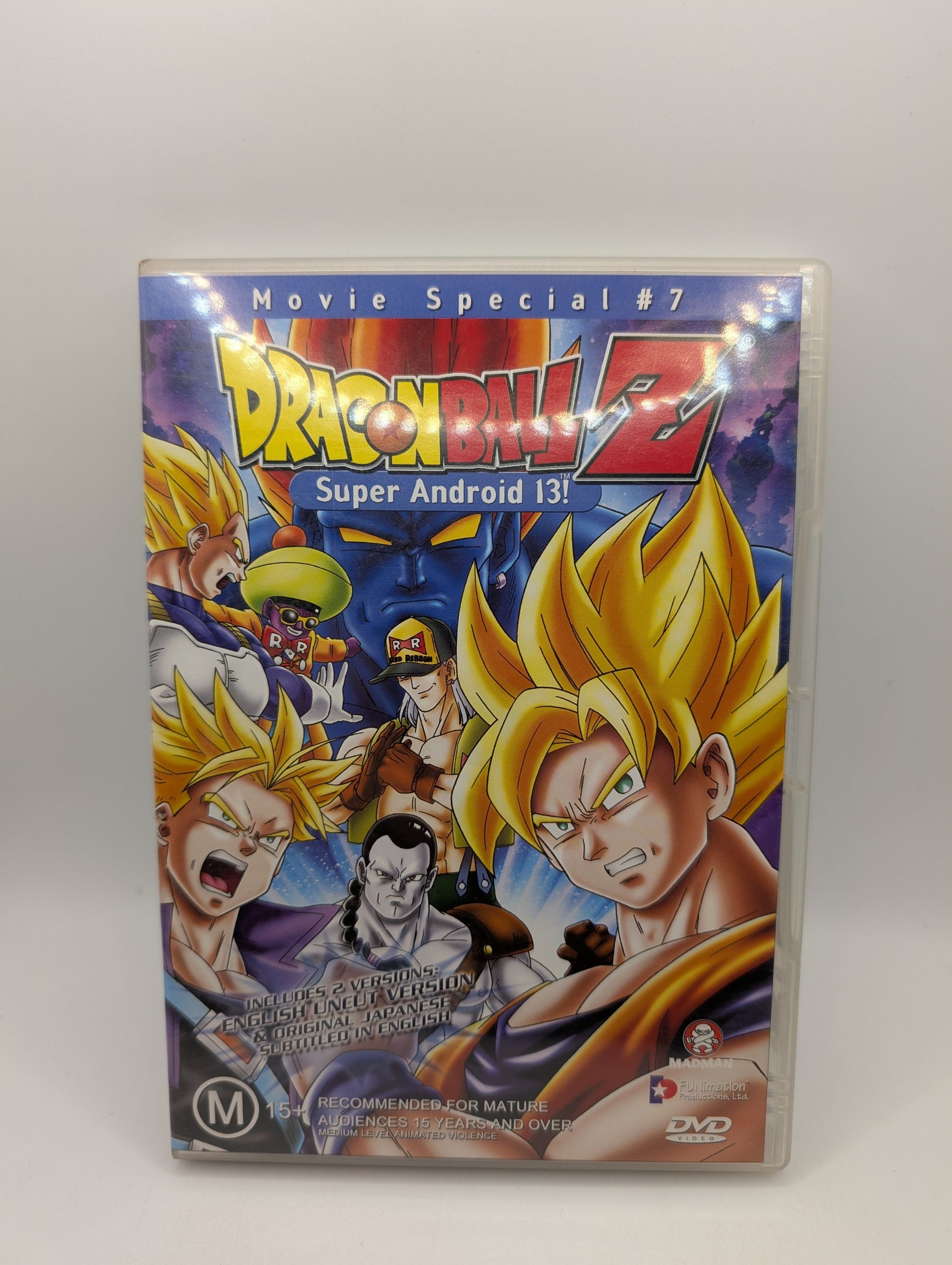 Dragon Ball Z-Super Android 13 : Movie 7 (DVD, 2002) FRENLY BRICKS - Open 7 Days