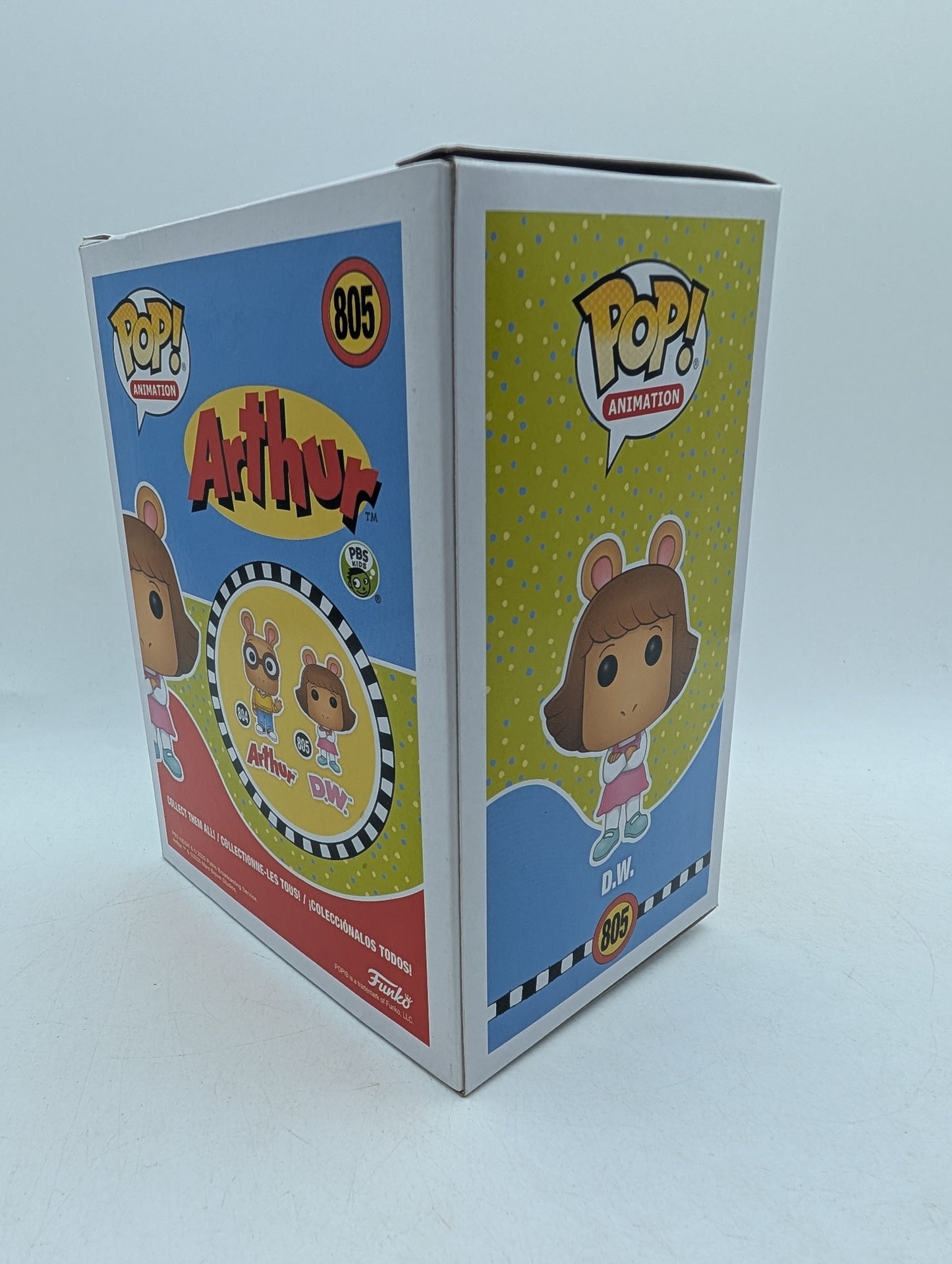 Funko Pop Animation Vinyl Figure Arthur - D.W. Dora Winifred #805 PBS Kids
