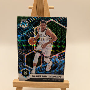 Giannis Antetokounmpo 2020 Mosaic #80 Genesis /(SSP) FRENLY BRICKS - Open 7 Days