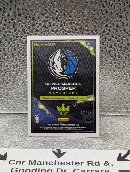 2023-24 Court Kings Olivier-Maxence Prosper RC Rookie Heir Apparent Auto /25 FRENLY BRICKS - Open 7 Days