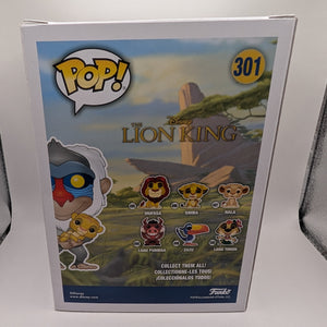 Funko Pop! Vinyl Disney The Lion King Rafiki With Simba Diamond Glitter #301 FRENLY BRICKS - Open 7 Days