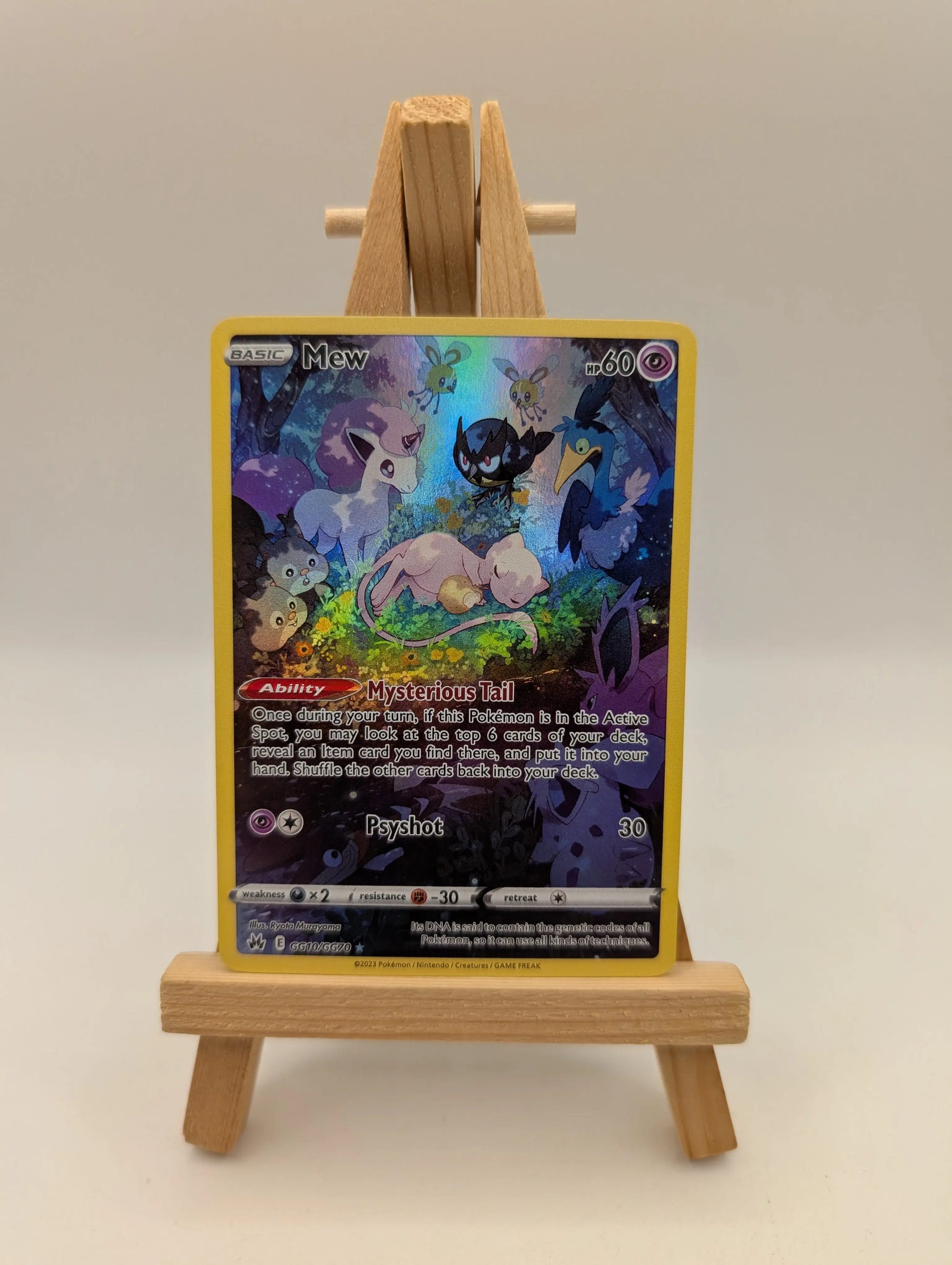 Pokémon TCG Mew Crown Zenith: Galarian Gallery Gg10/Gg70 Holo Rare (2) FRENLY BRICKS - Open 7 Days image 1