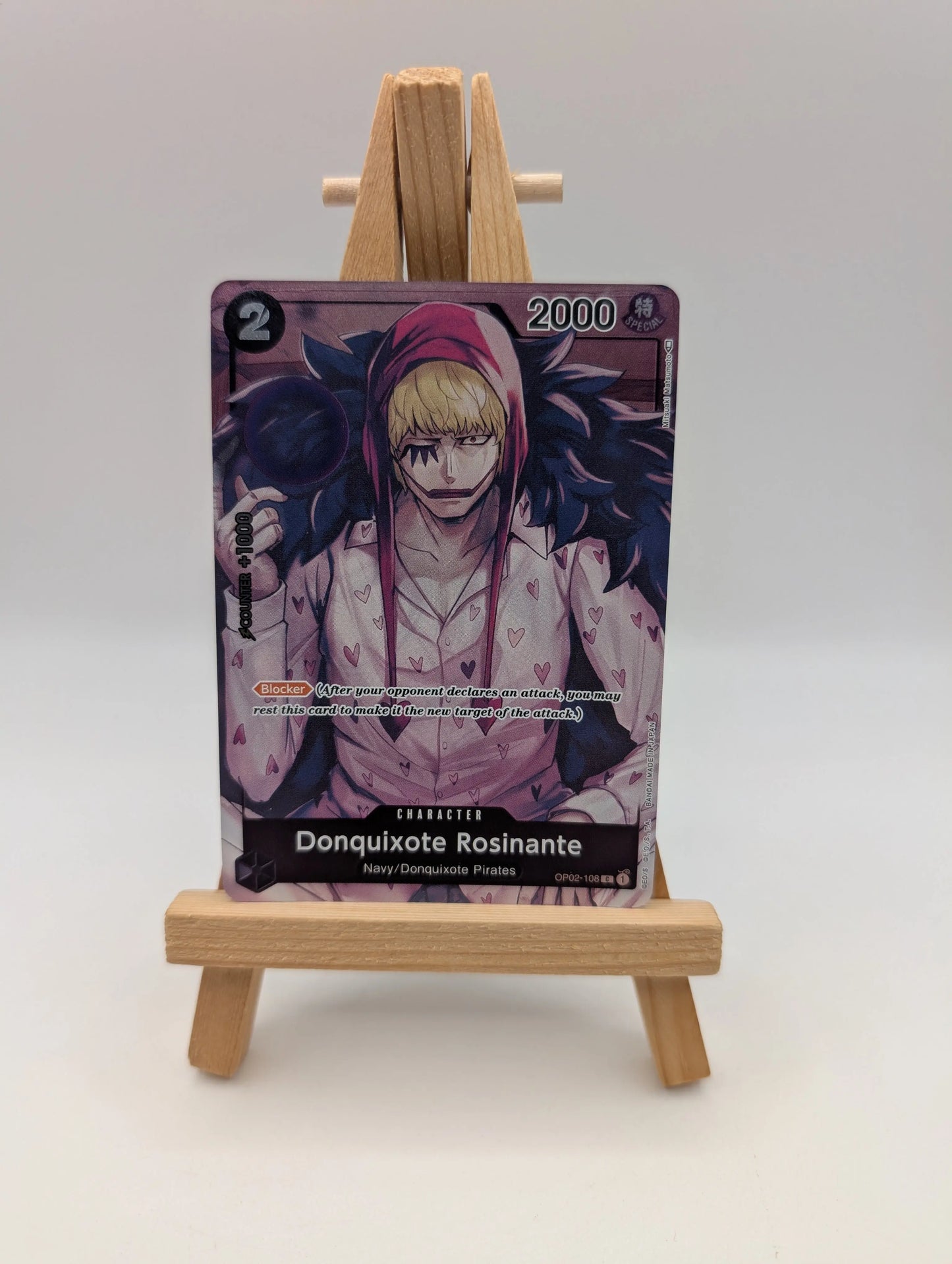Donquixote Rosinante (Box Topper) OP02-108 English Paramount War - One Piece NM FRENLY BRICKS - Open 7 Days