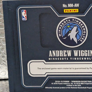 2018-19 Panini Dominion ANDREW WIGGINS Minnesota Timberwolves Patch /10 FRENLY BRICKS - Open 7 Days