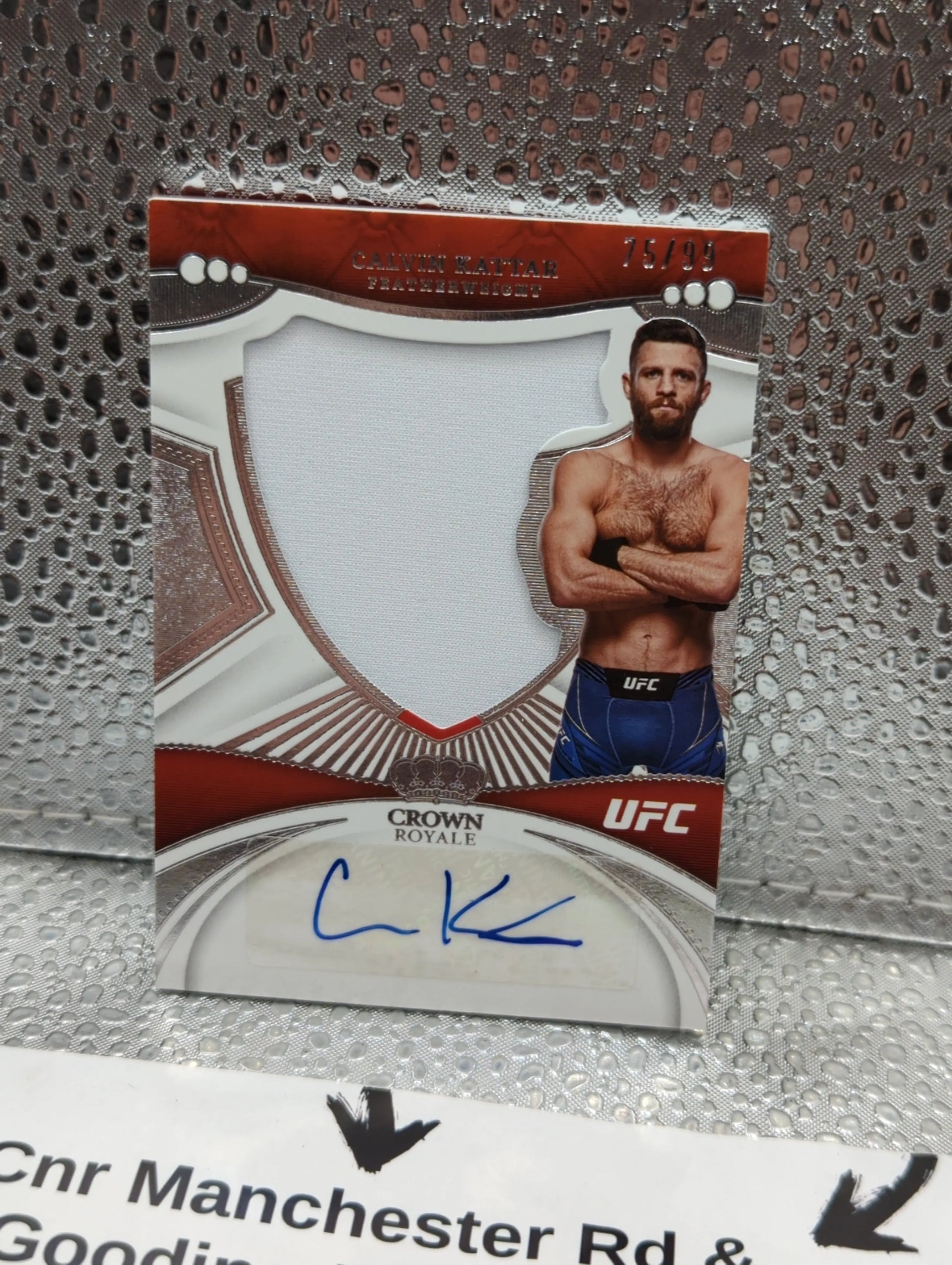 2023 Panini Crown Royale - Calvin Rattar - UFC AUTO PATCH /99 FRENLY BRICKS - Open 7 Days