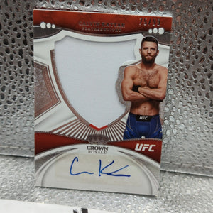 2023 Panini Crown Royale - Calvin Rattar - UFC AUTO PATCH /99 FRENLY BRICKS - Open 7 Days