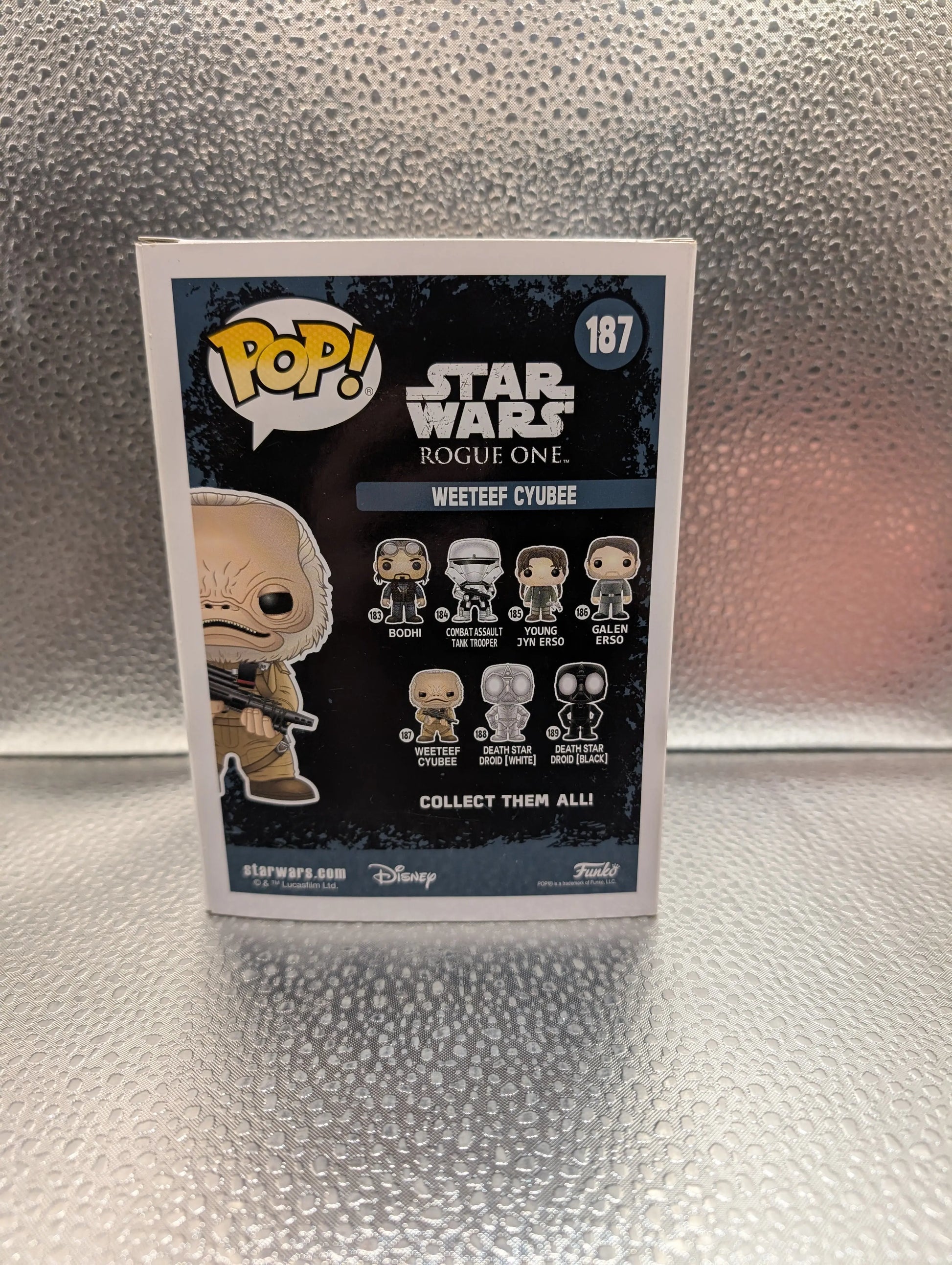 FUNKO Pop Vinyl Weeteef Cyubee Star Wars #187 FRENLY BRICKS - Open 7 Days
