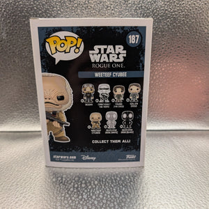 FUNKO Pop Vinyl Weeteef Cyubee Star Wars #187 FRENLY BRICKS - Open 7 Days