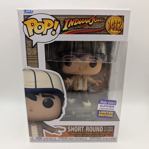 FUNKO POP! Short Round #1412 Indiana Jones Limited Edition Vinyl Figure Boxed