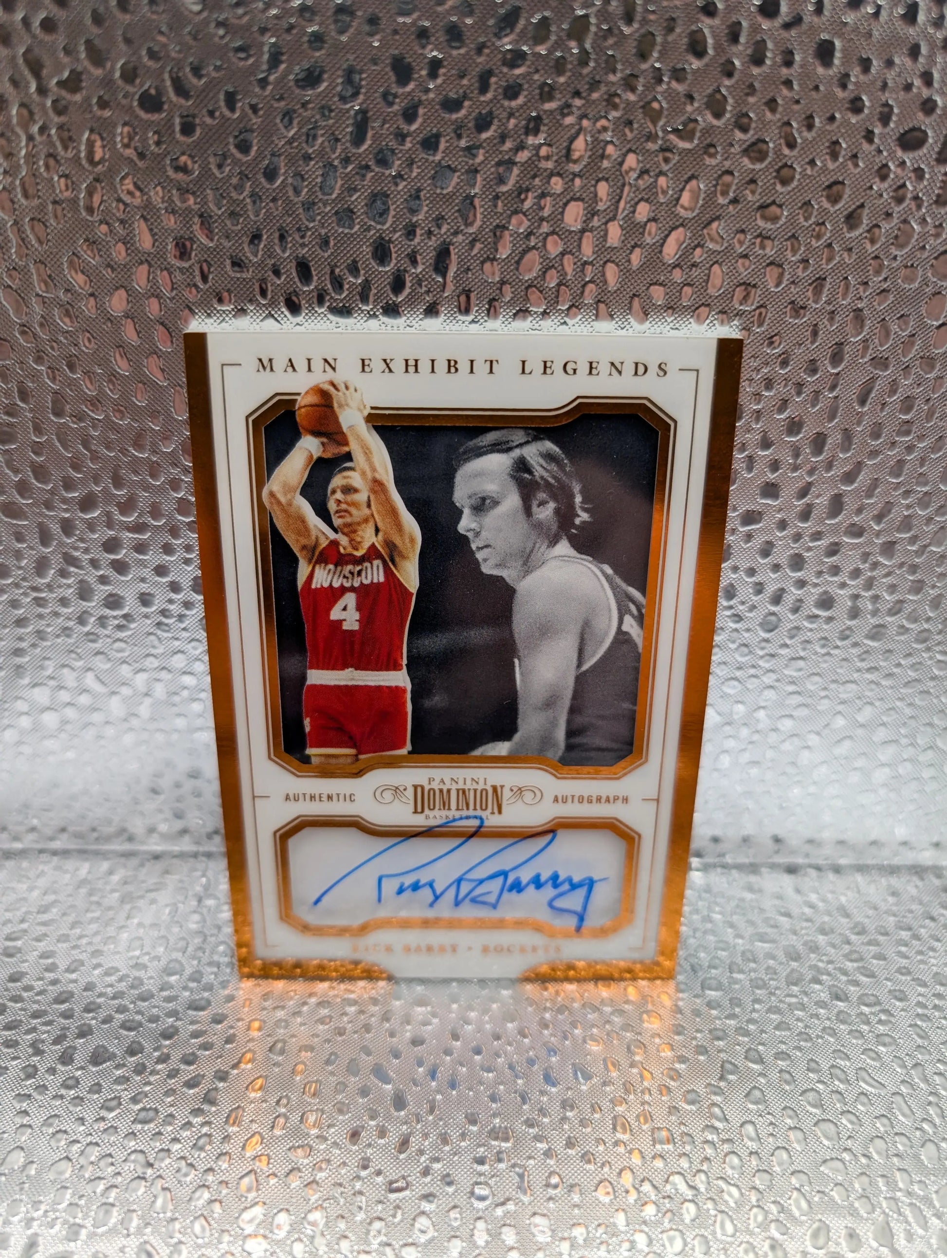 RICK BARRY 17-18 Panini Dominion MAIN EXHIBIT LEGENDS AUTO AUTOGRAPH /25 FRENLY BRICKS - Open 7 Days