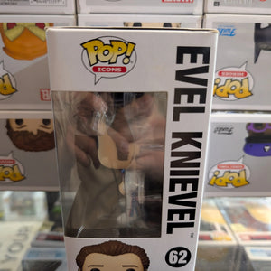 Evel Knievel (with Cape) 62 ~ Funko Pop Vinyl ~ Icons FRENLY BRICKS - Open 7 Days