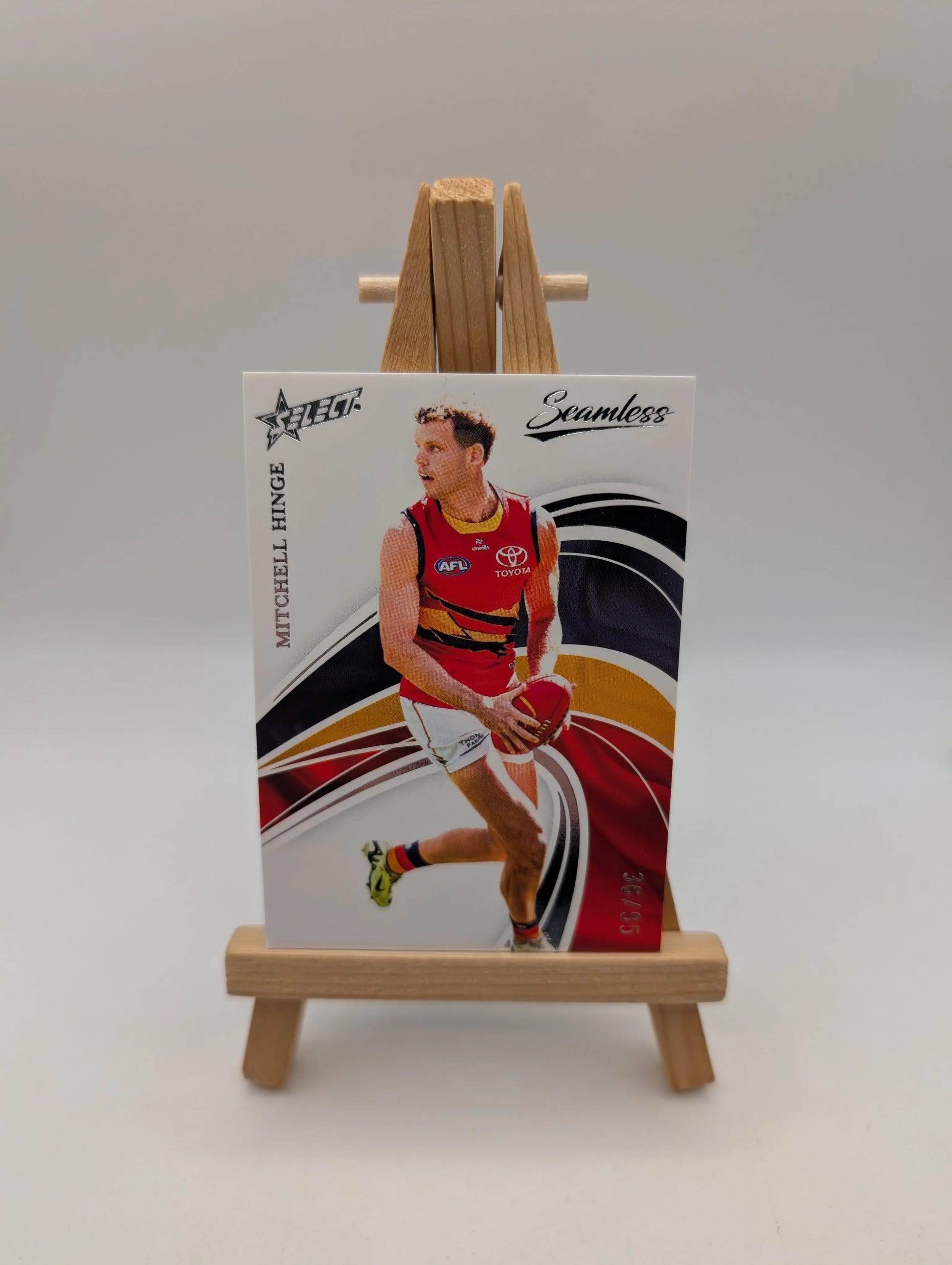 2025 AFL SELECT SEAMLESS MITCHELL HINGE BASE /95 4 ADELAIDE CROWS FRENLY BRICKS - Open 7 Days image 1