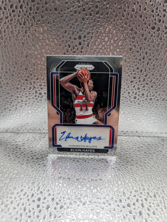 2021-22 Panini Prizm Signatures Elvin Hayes #SG-EHY Auto HOF Washington Bullets FRENLY BRICKS - Open 7 Days