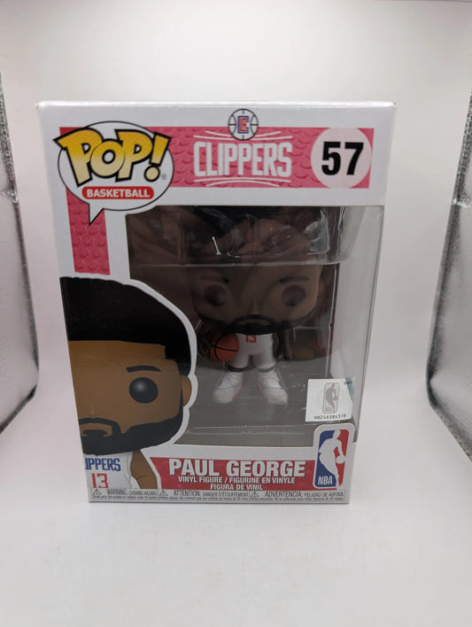 Funko POP! NBA #57 Paul George - LA Clippers - White Jersey (Vaulted)