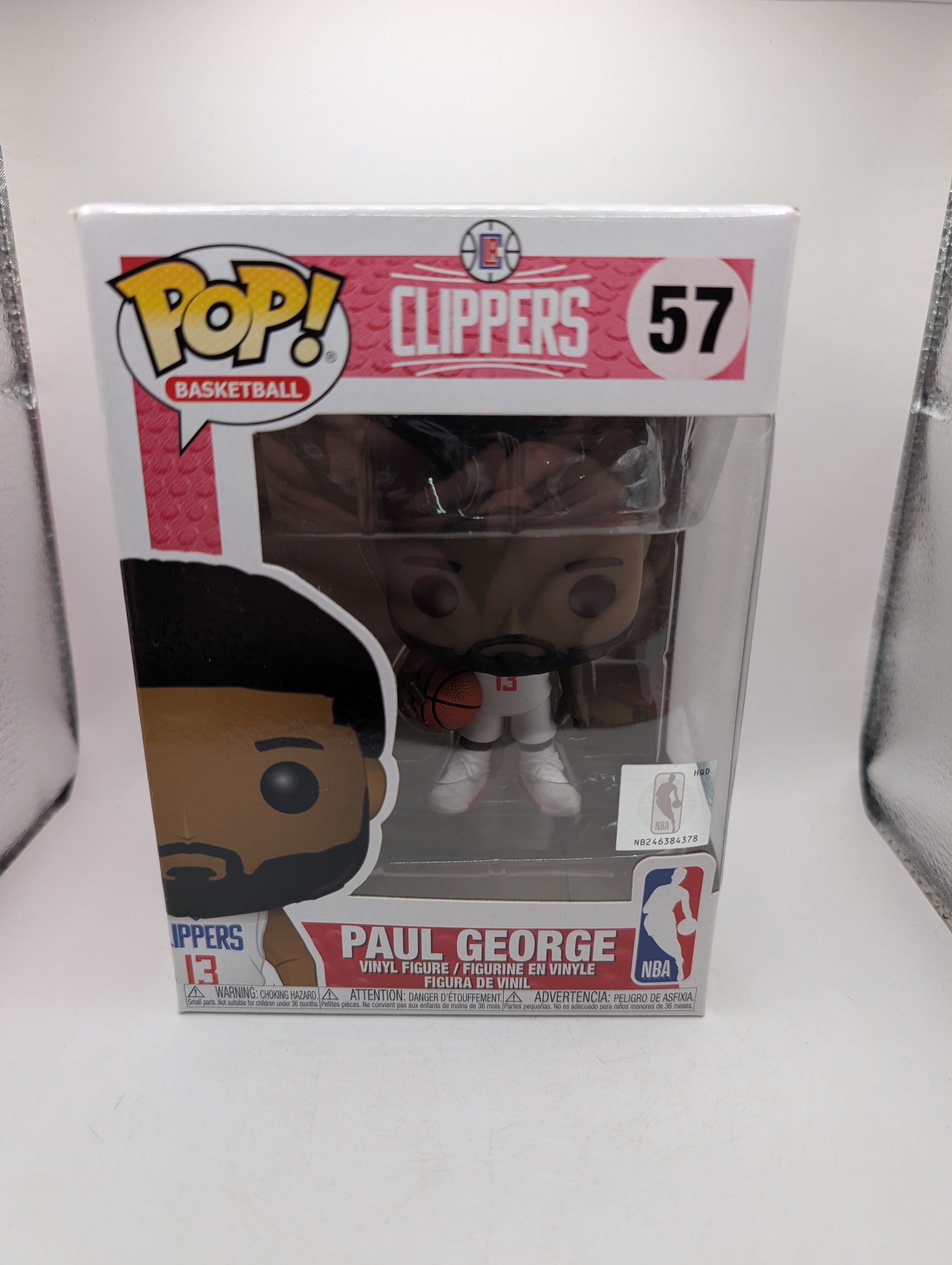 Funko POP! NBA #57 Paul George - LA Clippers - White Jersey (Vaulted) FRENLY BRICKS - Open 7 Days