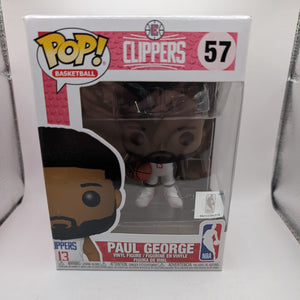 Funko POP! NBA #57 Paul George - LA Clippers - White Jersey (Vaulted) FRENLY BRICKS - Open 7 Days