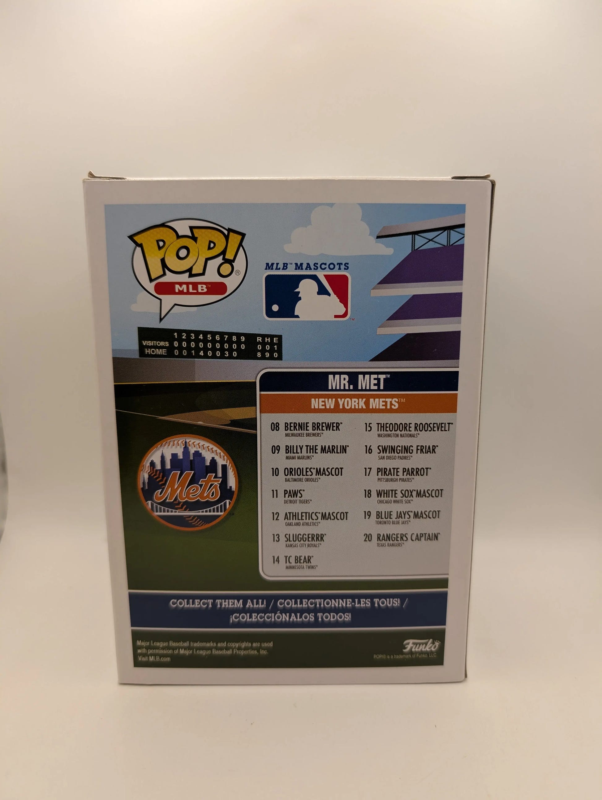Funko Pop! New York Mets Mr. Met Mascot #2 (Blue Jersey) Vaulted FRENLY BRICKS - Open 7 Days image 3