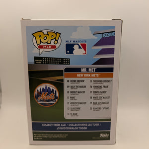 Funko Pop! New York Mets Mr. Met Mascot #2 (Blue Jersey) Vaulted