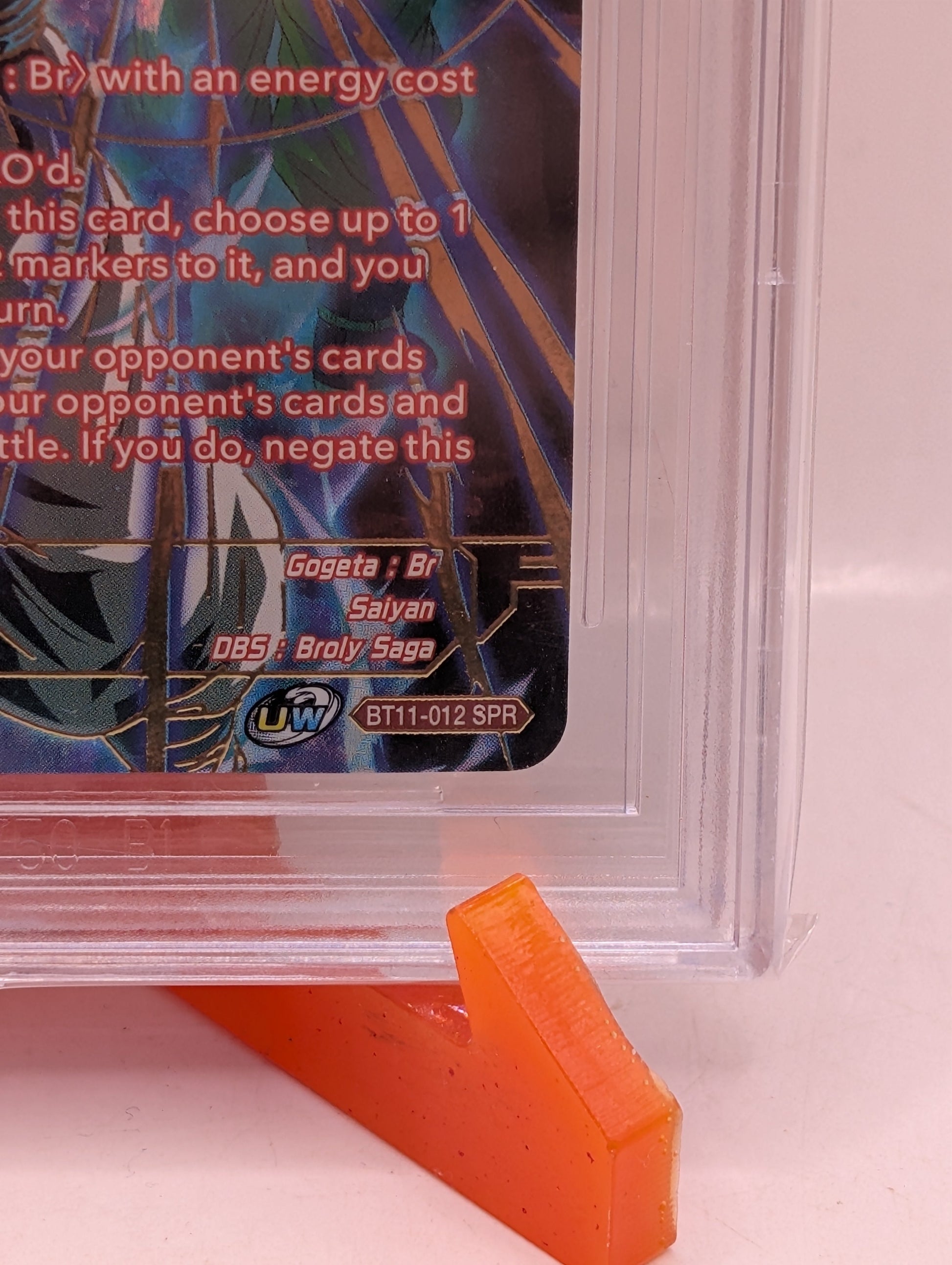 Dragon Ball Super SSB Gogeta,Technique Unchained BT11-012 SPR BGS 10 FRENLY BRICKS - Open 7 Days