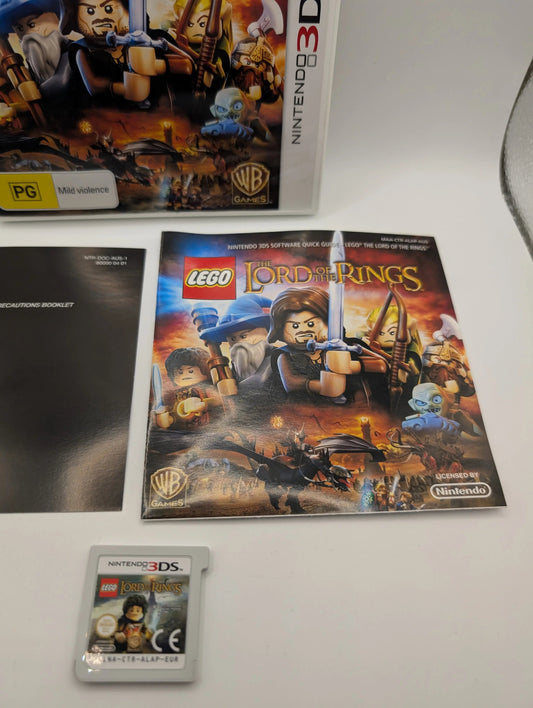 Lego The Lord of the Rings Nintendo 3DS PAL, Manual, Case, Game LOTR Video Game FRENLY BRICKS - Open 7 Days