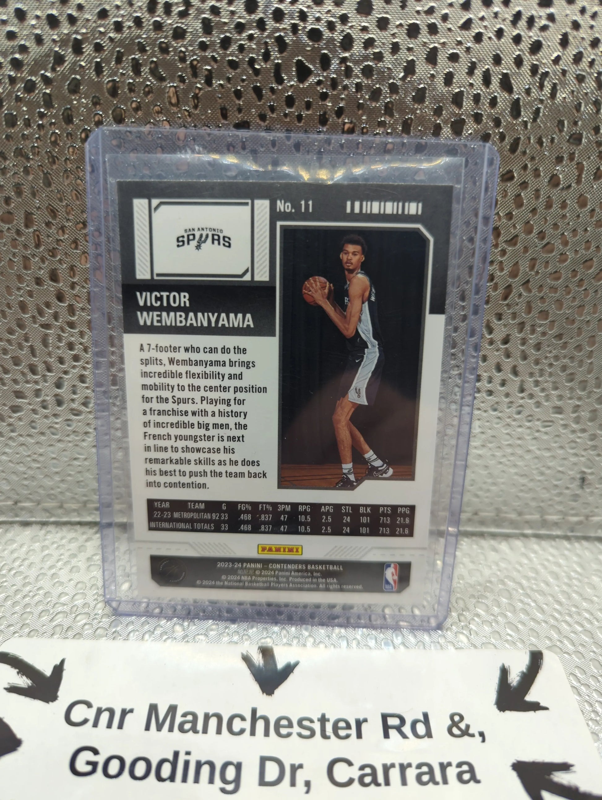 2023-24 Panini Contenders Victor Wembanyama #11 RC Rookie Mojo FRENLY BRICKS - Open 7 Days