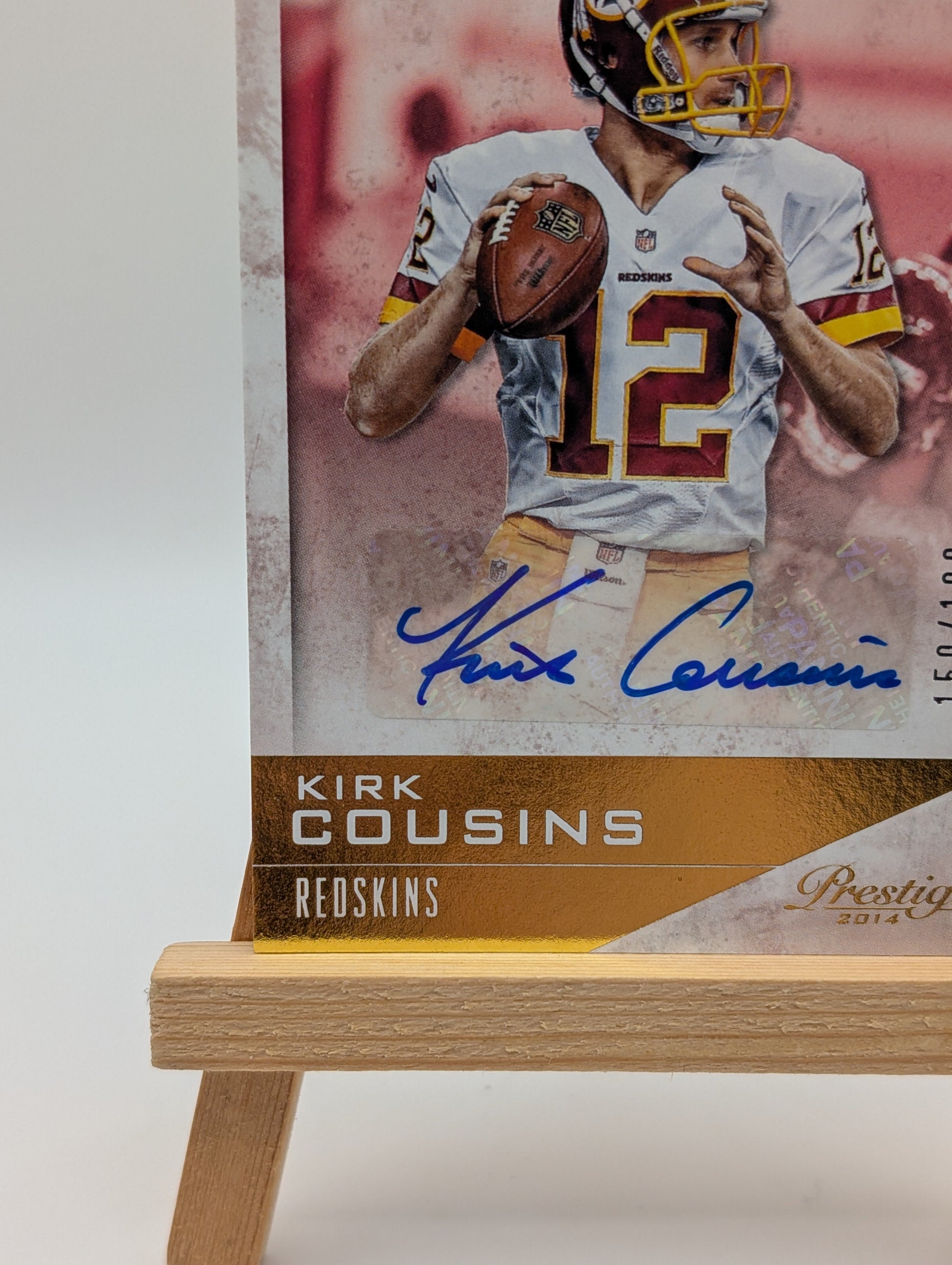 Kirk Cousins Auto SP 2014 Panini Prestige Signatures #41 Autograph #/199 FALCONS FRENLY BRICKS - Open 7 Days