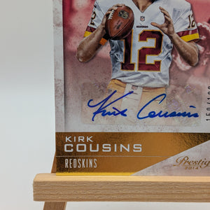 Kirk Cousins Auto SP 2014 Panini Prestige Signatures #41 Autograph #/199 FALCONS FRENLY BRICKS - Open 7 Days