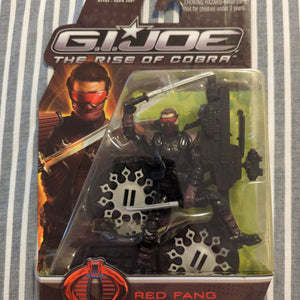 MOC G.I. Joe Rise of Cobra, Red Fang Ninja, Mint On Card 2009 d140 FRENLY BRICKS - Open 7 Days