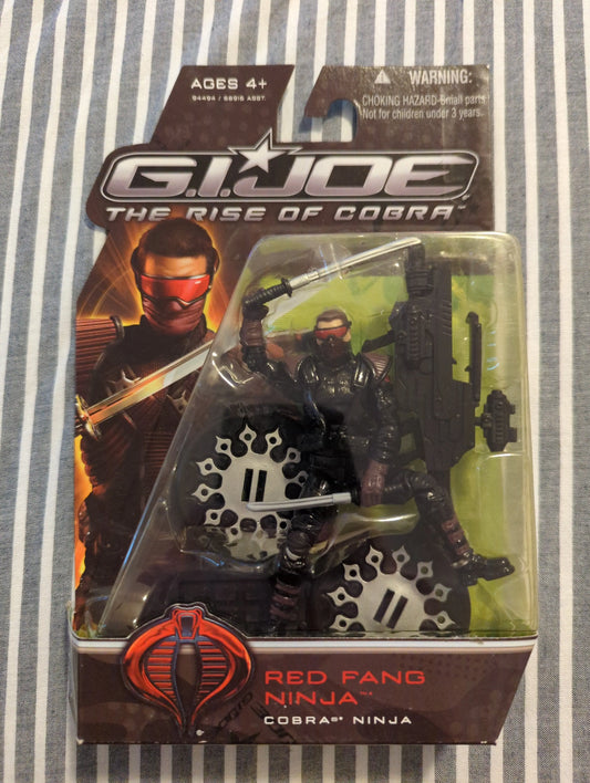 MOC G.I. Joe Rise of Cobra, Red Fang Ninja, Mint On Card 2009 d140 FRENLY BRICKS - Open 7 Days