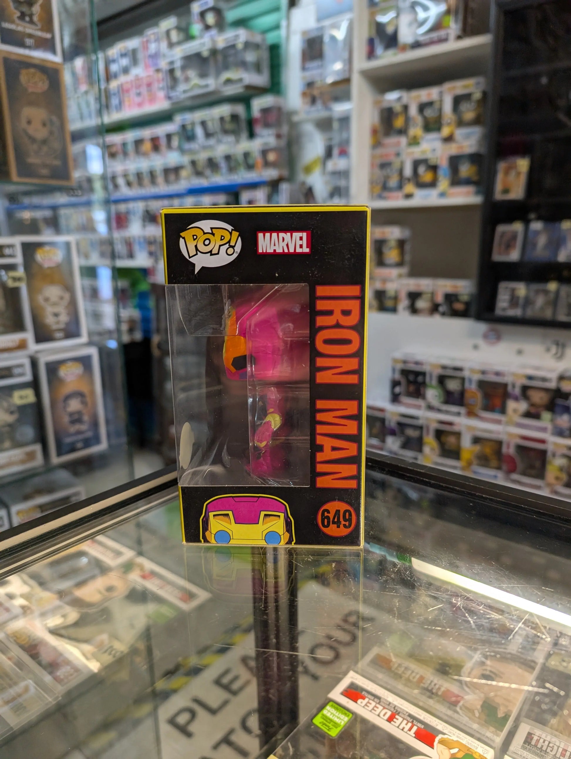 FUNKO Pop Vinyl Iron Man #649 FRENLY BRICKS - Open 7 Days