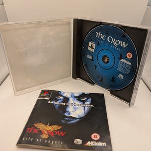 The Crow: City Of Angels + Manual - PS1 - Tested & Working