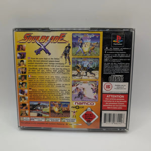 Soul Blade With Manual -  PS1 - PlayStation 1 - PAL - Fat Case - Vintage Video Game FRENLY BRICKS - Open 7 Days