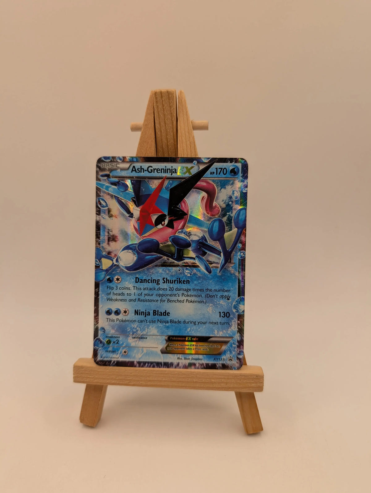 Ash-Greninja EX XY133 Black Star Promo Collection Box Holo Rare Pokemon Card MP FRENLY BRICKS - Open 7 Days image 1
