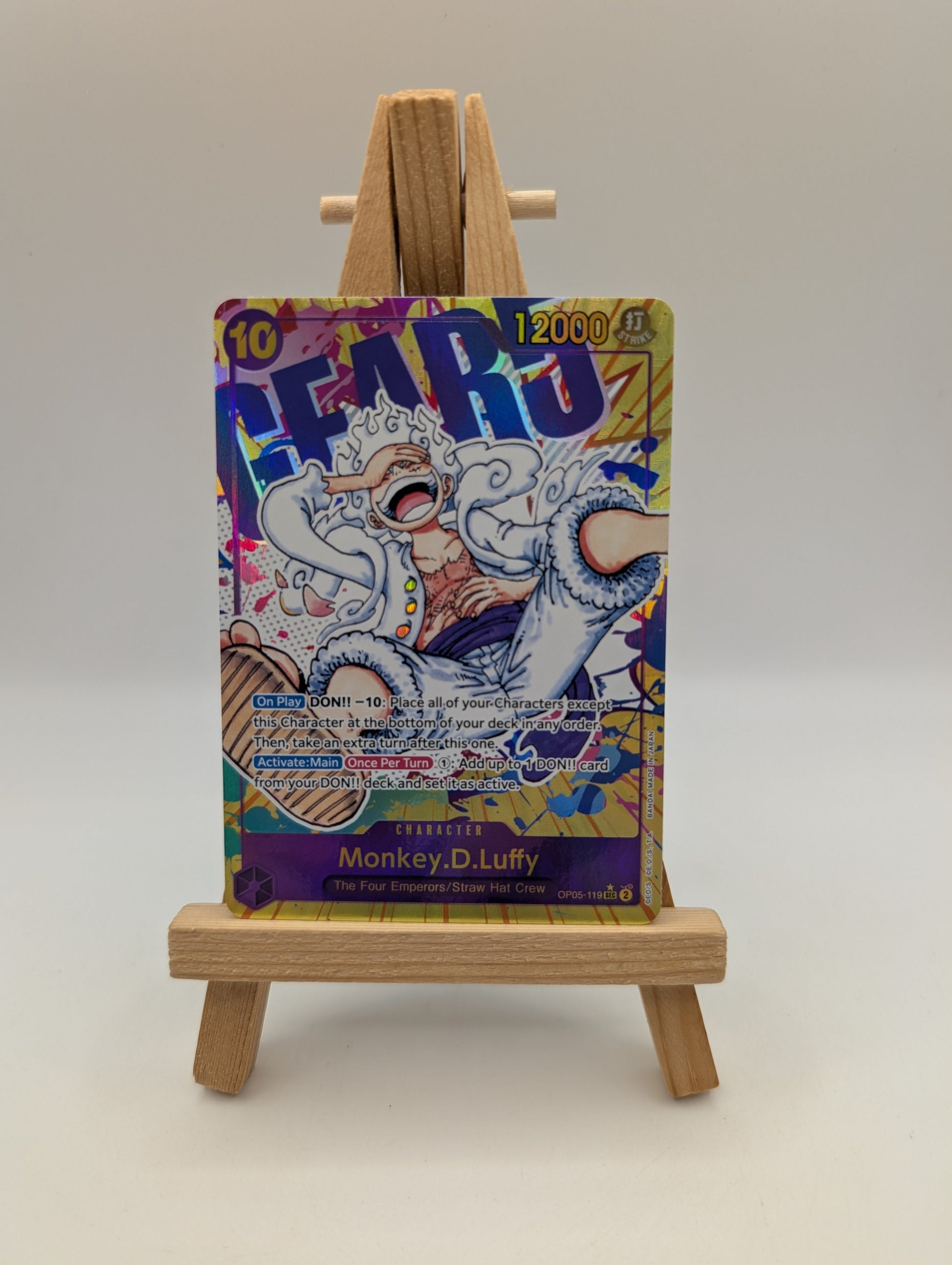 Monkey.D.Luffy Alternate Art OP05-119 Awakening of The New Era One Piece Card FRENLY BRICKS - Open 7 Days