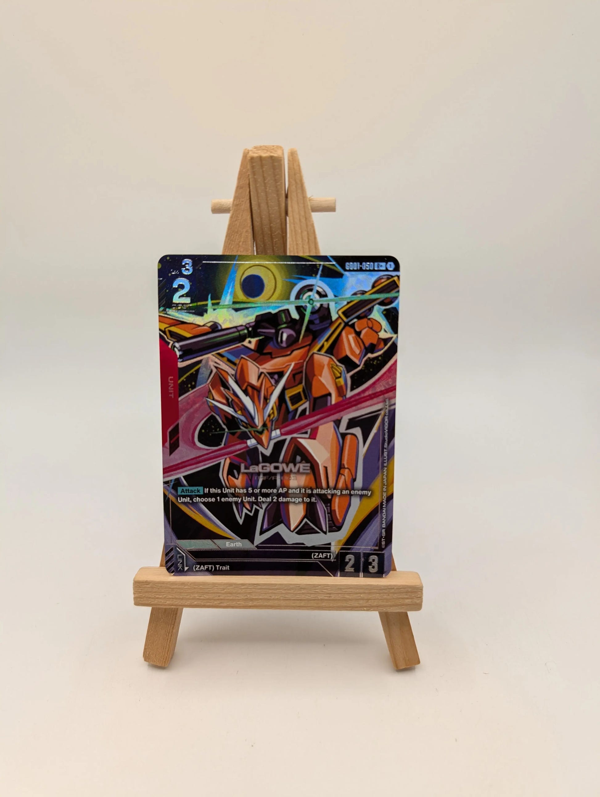 Gundam Trading Card Game LaGOWE Alternate Alt Art GD01-050 R+ AA Foil Rare FRENLY BRICKS - Open 7 Days image 1