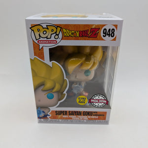 Dragon Ball Z - Super Saiyan Goku with Kamehameha Wave Glow Pop! Vinyl (RS) #948 FRENLY BRICKS - Open 7 Days
