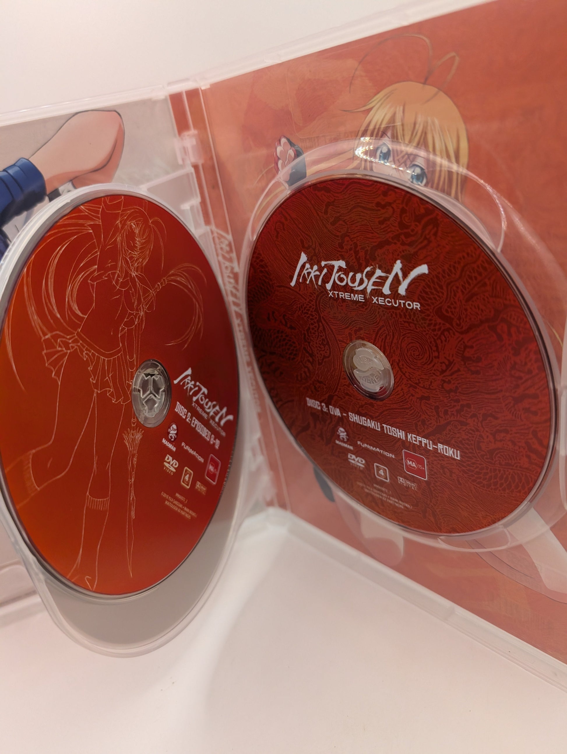 Ikki Tousen Xtreme Xecutor Collection DVD Season 4 Rare A36 FRENLY BRICKS - Open 7 Days