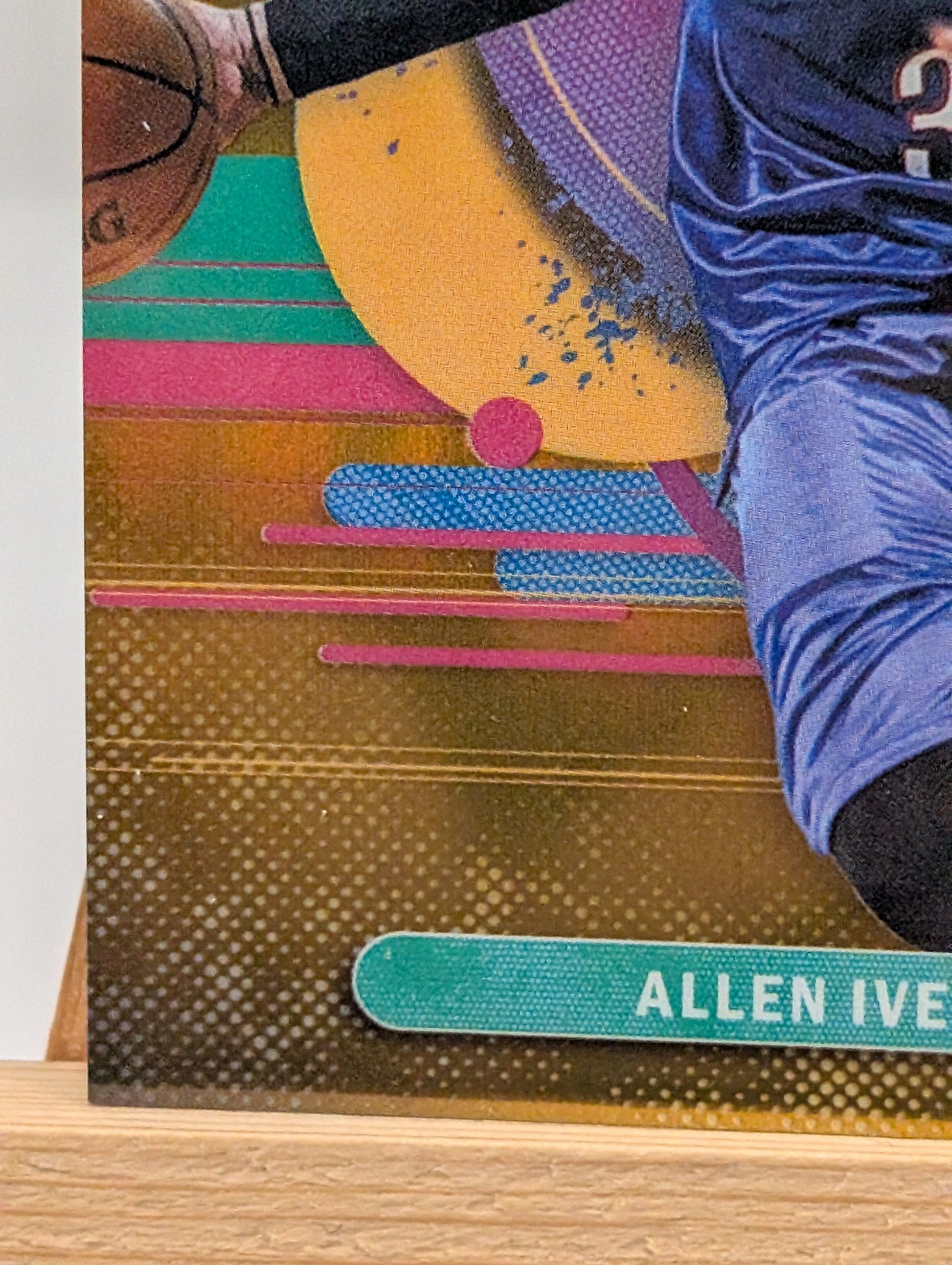 2025-26 Topps Finest Allen Iverson #191 Uncommon Gold Refractor /25 FRENLY BRICKS - Open 7 Days image 7