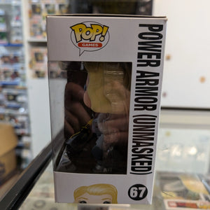 Fallout Power Armor Unmasked Funko Games #67 Pop! Vinyl Figure New FRENLY BRICKS - Open 7 Days