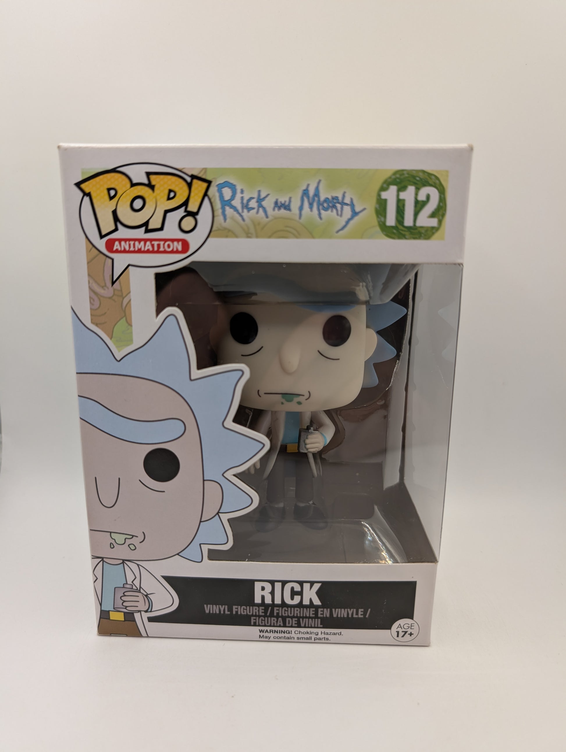 Funko Pop! Rick #112 Rick and Morty 2016 Animation Vaulted Collectible Figure
