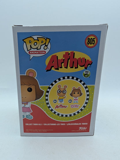 Funko Pop Animation Vinyl Figure Arthur - D.W. Dora Winifred #805 PBS Kids