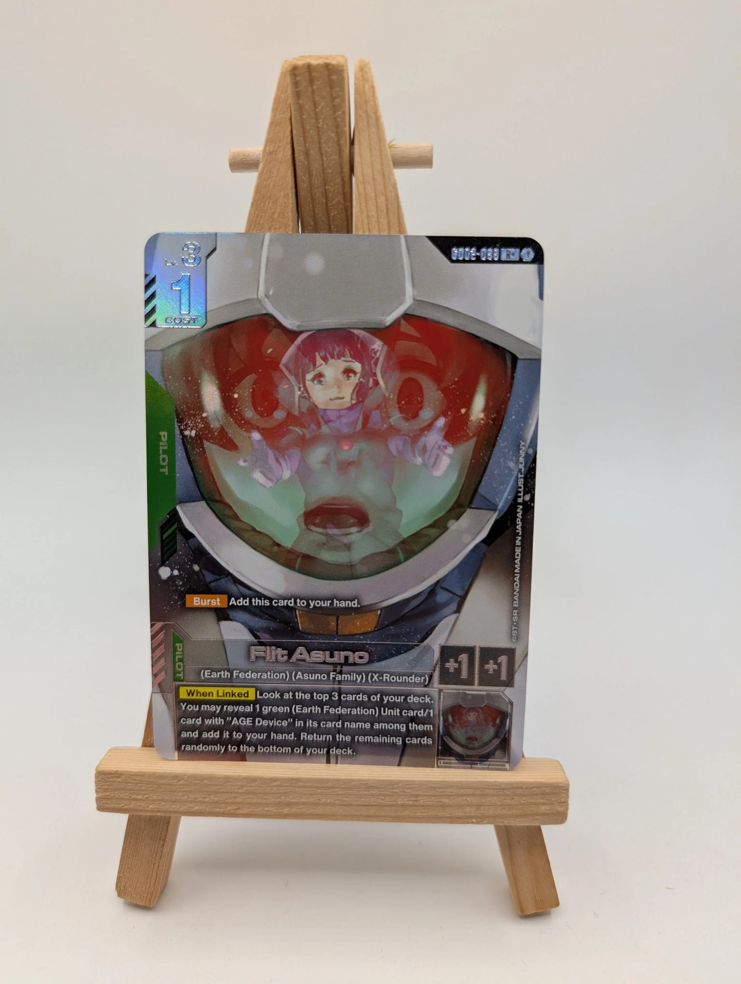 [GD02-088](R+) Flit Asuno {Alt Art} {Foil} FRENLY BRICKS - Open 7 Days