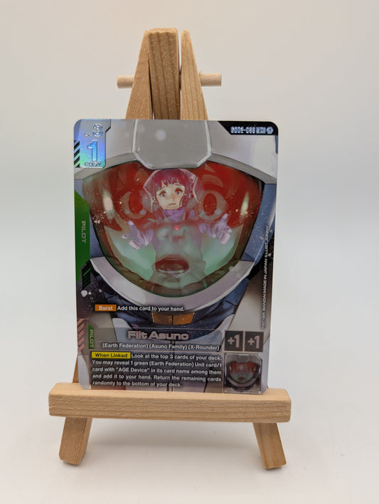 [GD02-088](R+) Flit Asuno {Alt Art} {Foil} FRENLY BRICKS - Open 7 Days