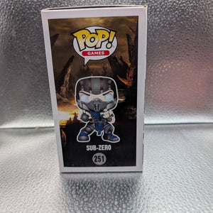 FUNKO Pop Vinyl Sub-Zero #251 FRENLY BRICKS - Open 7 Days