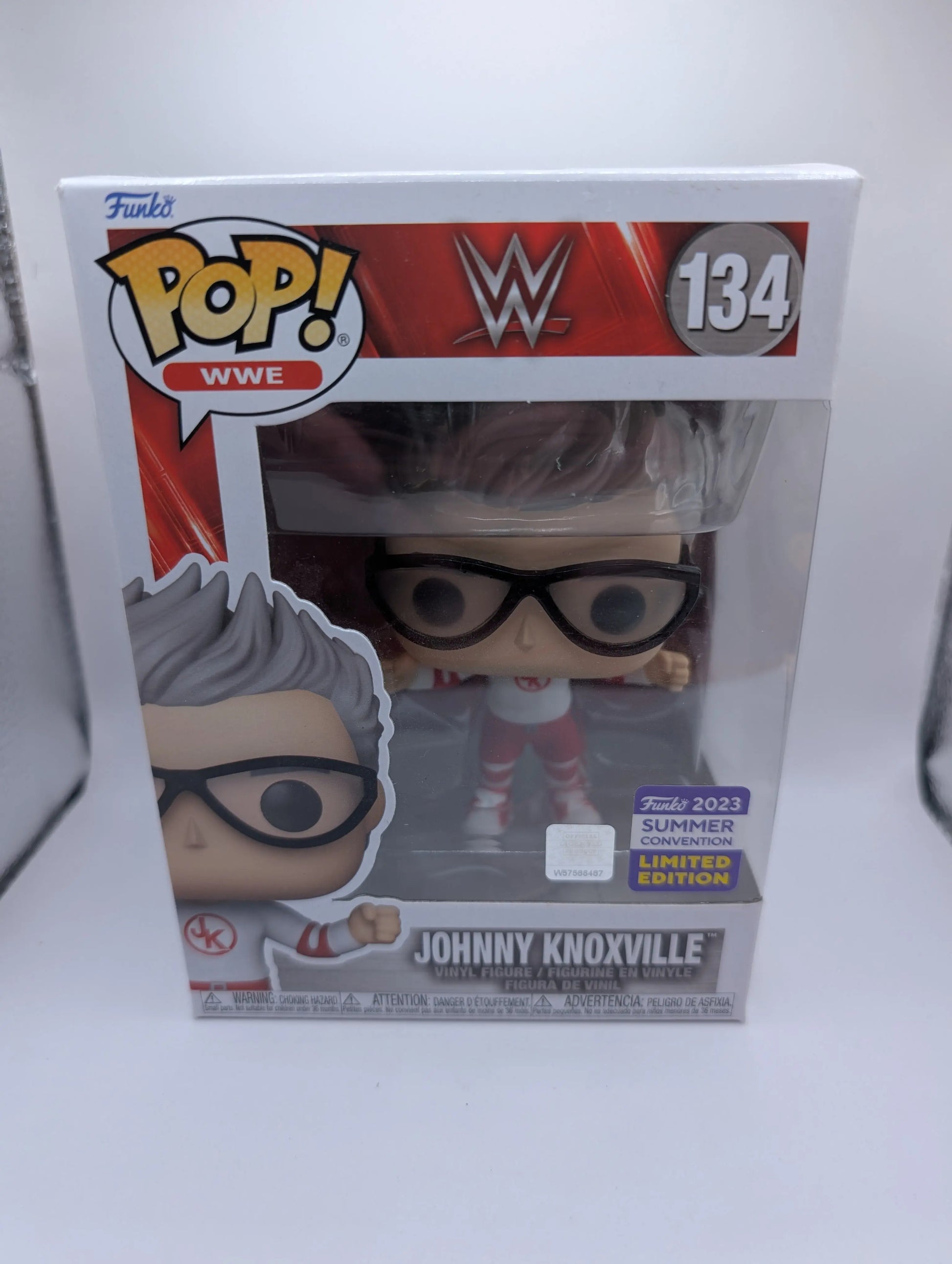 Funko Pop! WWE: #134 JOHNNY KNOXVILLE 2023 Summer Convention *VAULTED* FRENLY BRICKS - Open 7 Days