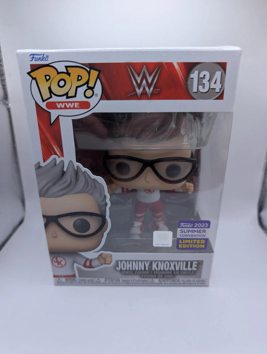 Funko Pop! WWE: #134 JOHNNY KNOXVILLE 2023 Summer Convention *VAULTED* FRENLY BRICKS - Open 7 Days