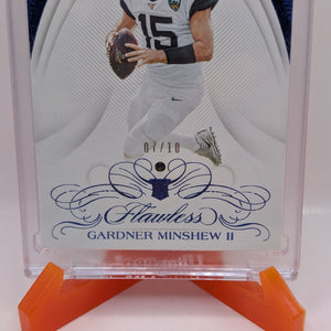Panini 2019 Football Gardner Minshew Rookie Flawless Sapphire Sealed /10 FRENLY BRICKS - Open 7 Days
