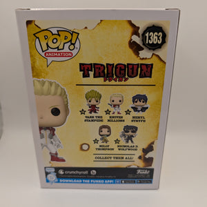 FUNKO POP Vinyl Trigun Knives Millions (#1363) FRENLY BRICKS - Open 7 Days