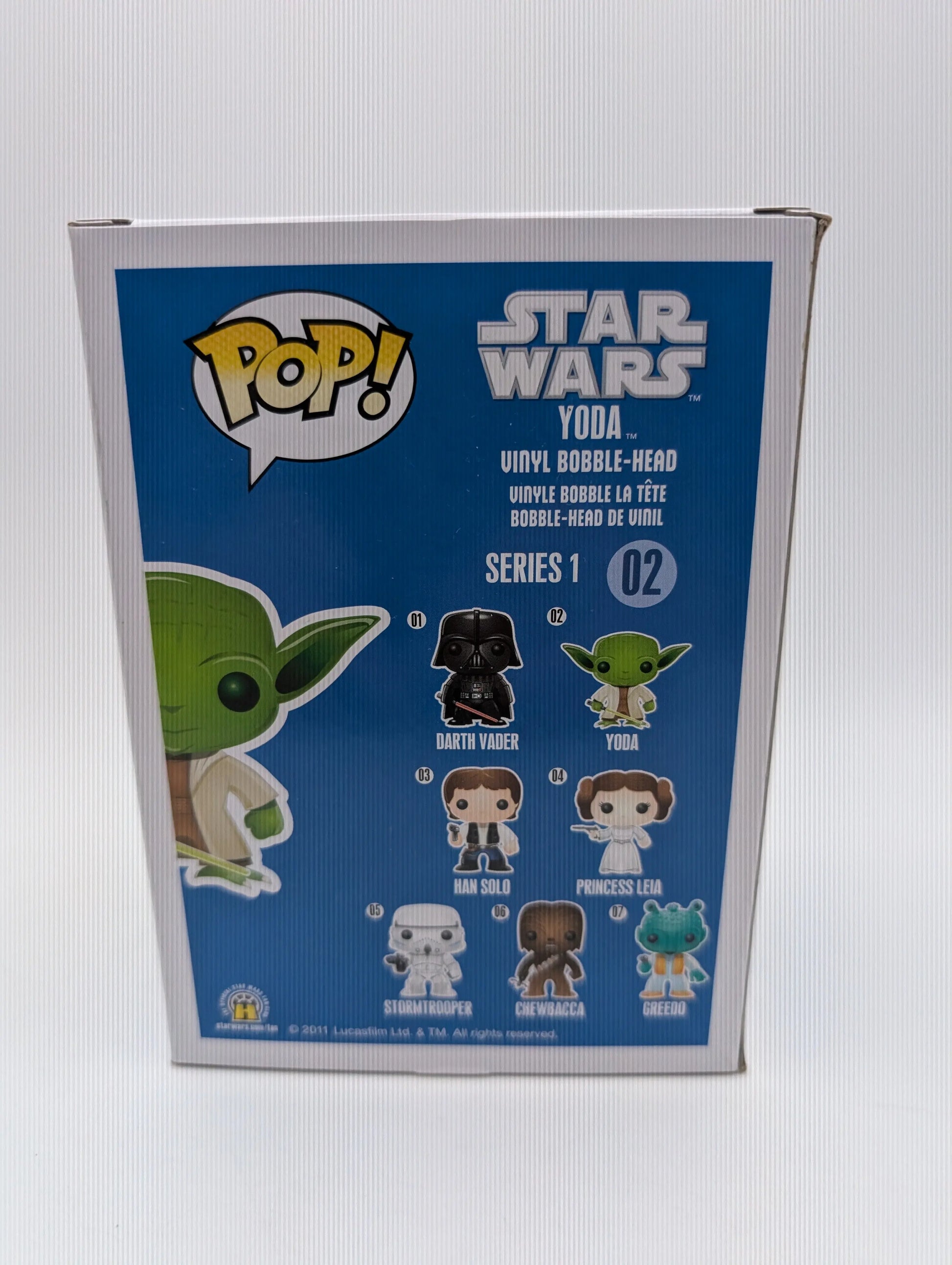 Star Wars - Yoda #02 Blue Box 2015 Funko Pop Vinyl FRENLY BRICKS - Open 7 Days